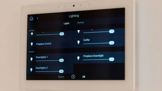 Smart home touch panel and climate control
